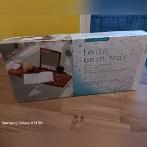 NIB Teak Bath Tray